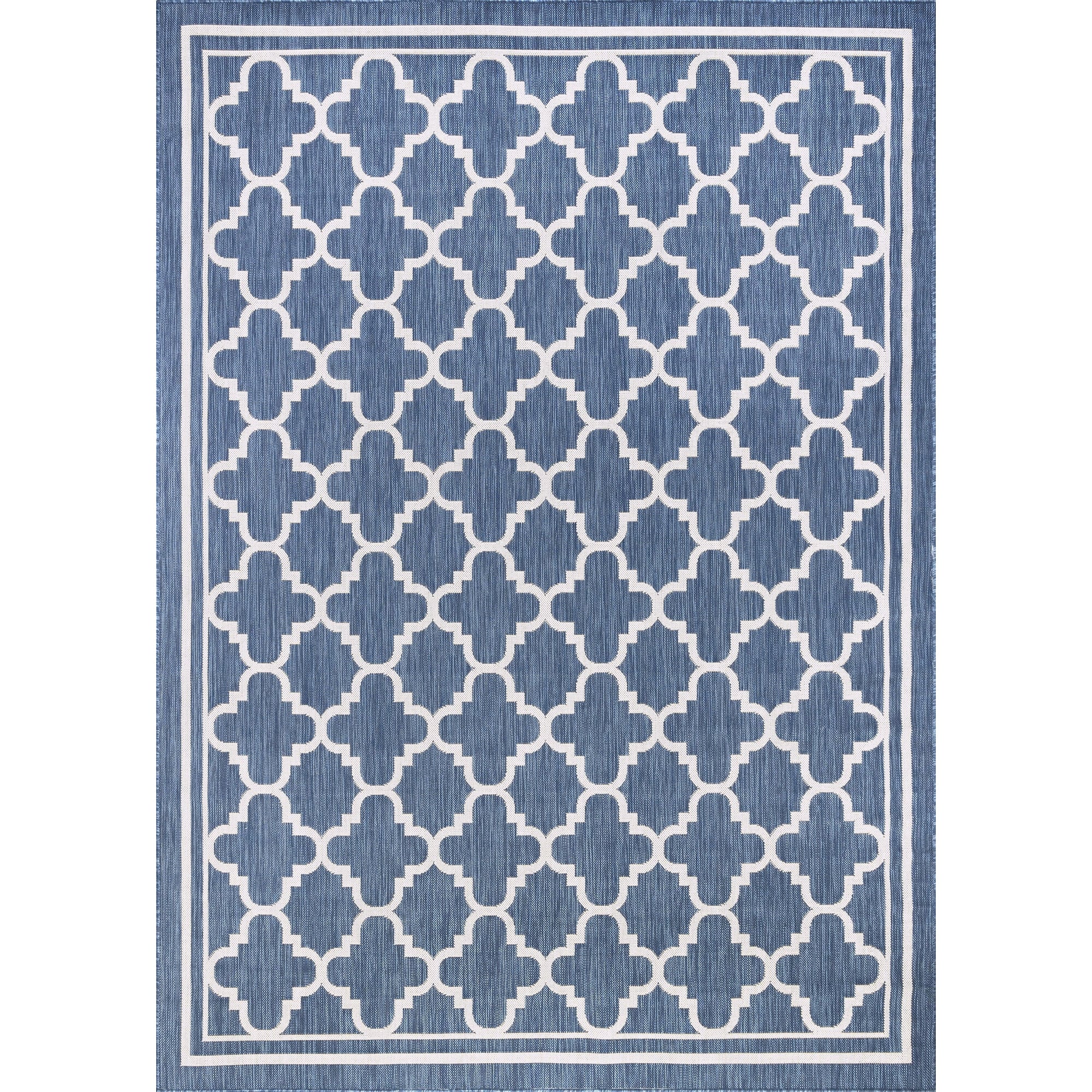 Exo Coastal Geometric Indoor/Outdoor Area Rug