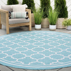 Exo Coastal Geometric Indoor/Outdoor Area Rug