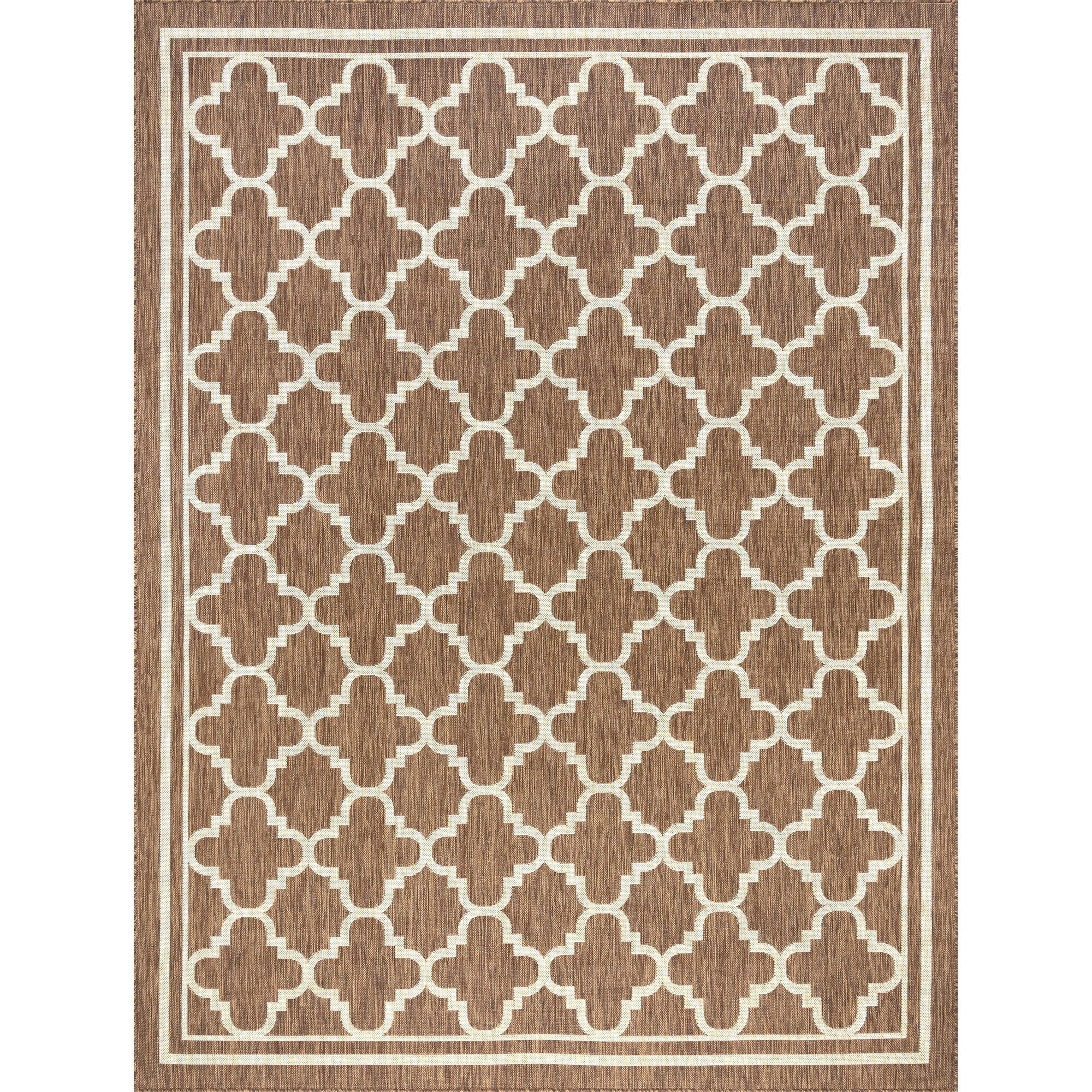 Exo Coastal Geometric Indoor/Outdoor Area Rug