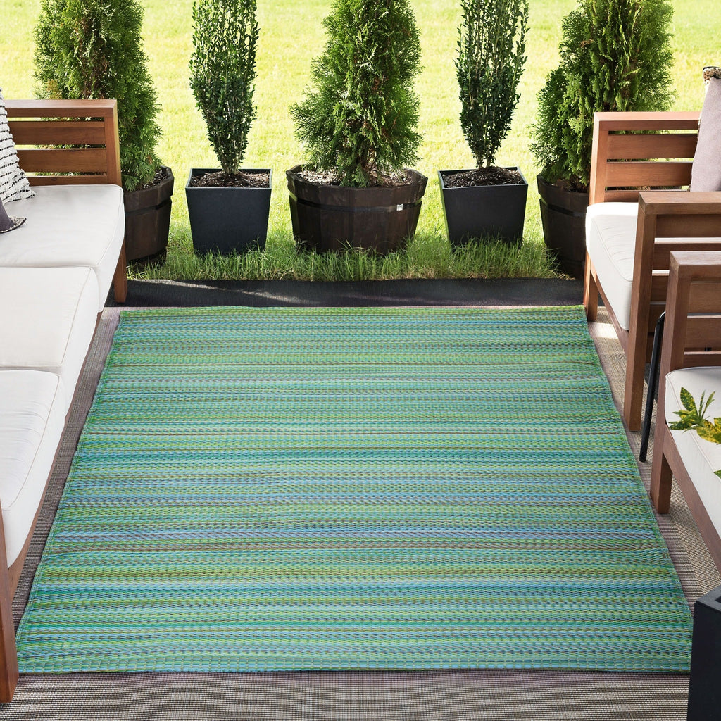 Sundown Beach Stripe Indoor/Outdoor Area Rug