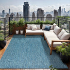 Aloha Washable Solid Indoor Outdoor Area Rug Patio Deck Living Room