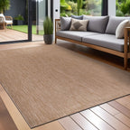 Aloha Washable Solid Indoor Outdoor Area Rug Patio Deck Living Room