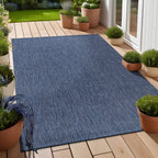 Aloha Washable Solid Indoor Outdoor Area Rug Patio Deck Living Room