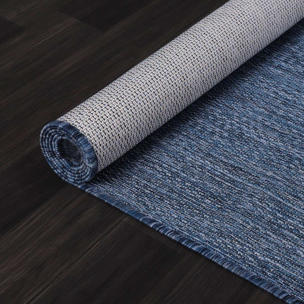 Aloha Washable Solid Indoor Outdoor Area Rug Patio Deck Living Room