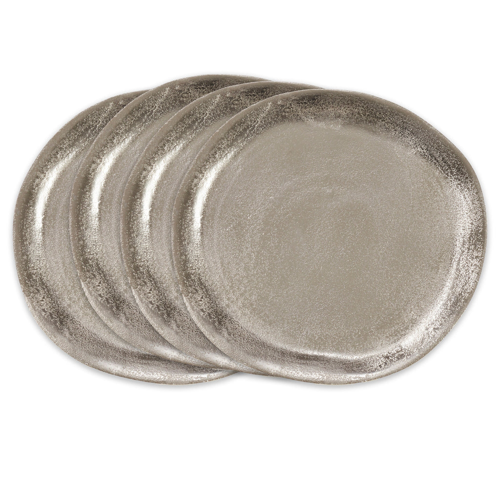 Aluminum Charger Plates (Set of 4)