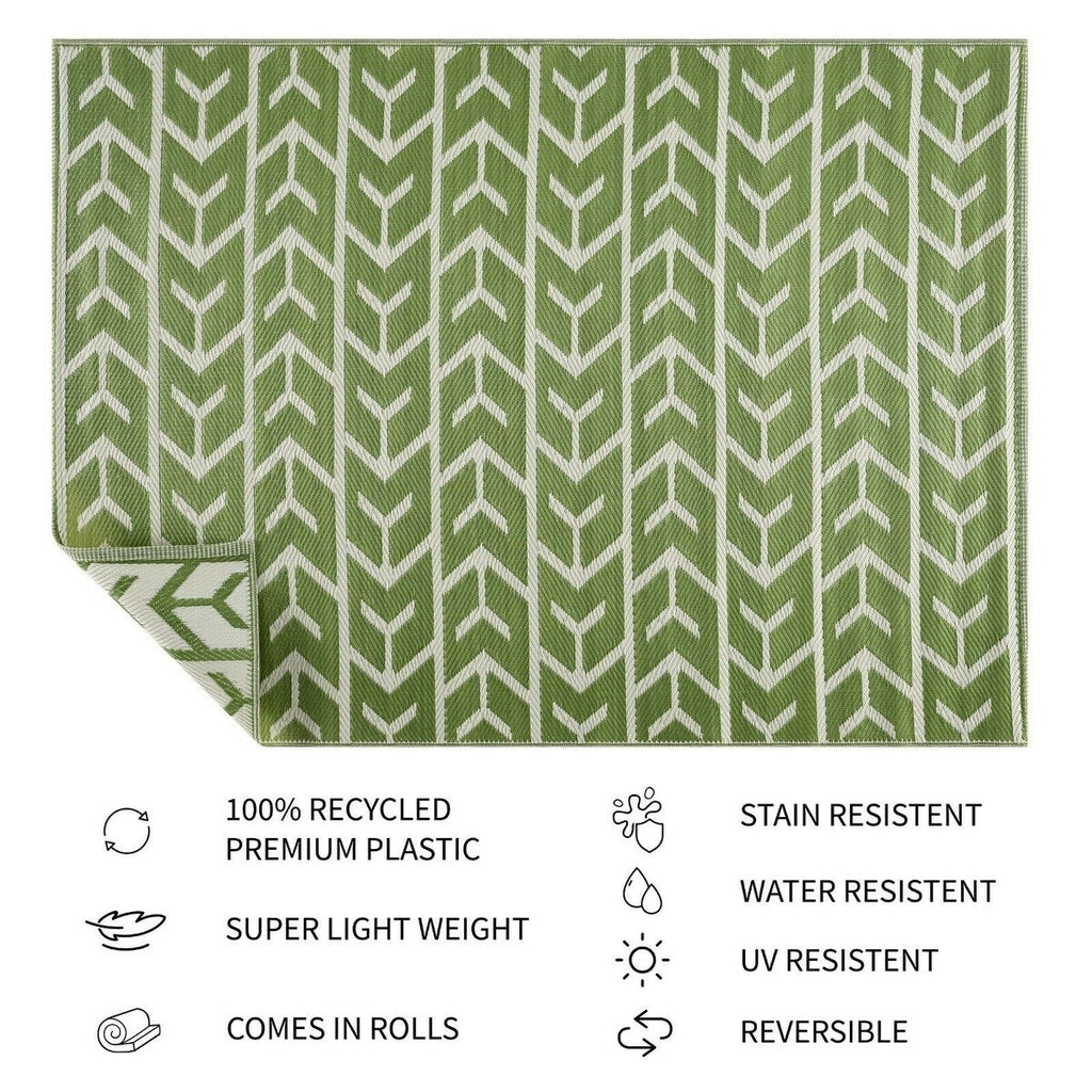 Amsterdam Design 100% Eco-friendly Lightweight Plastic Outdoor Mat/Rug