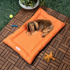 Archie Traditional Oxford Waterproof Indoor/Outdoor Hand-Washable Memory Foam Camping Pet Bed