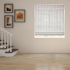 Arlo Blinds Cordless Lift Whitewash Bamboo 60-inch Roman Shade