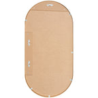 Livabliss Aranya Modern Aluminum Oval Pill-Shaped Accent Mirror