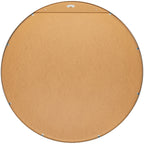 Livabliss Aranya Modern Aluminum Round Circle Accent Mirror
