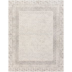 Livabliss Tiffany Grey Bohemian Border Area Rug
