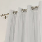 Aurora Home Mix and Match Blackout Sheer 4-piece Curtain Panel Set