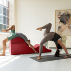 Avana Kami Convertible Chaise / Yoga & Massage - 2-In-1 Ottoman with Concealed Fold Out Yoga Lounge Chair, Microvelvet - N/A