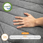 SweDrea 8/12 in. Medium Firm Gel-infused Memory Foam Hybrid Mattress Cooling and Breathable with CertiPUR-US, SGS and OEKO-TEX