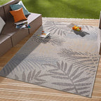 Bahama Palm Frond Indoor/Outdoor Area Rug