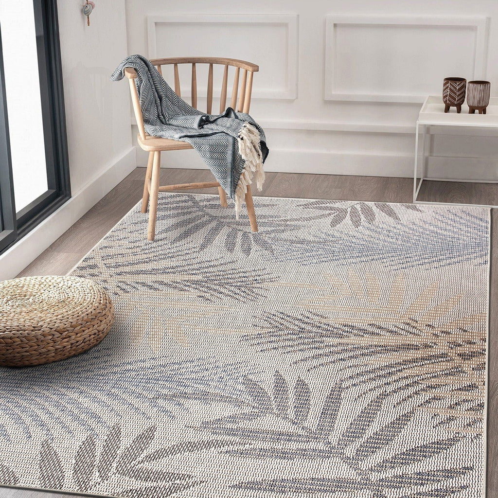 Bahama Palm Frond Indoor/Outdoor Area Rug