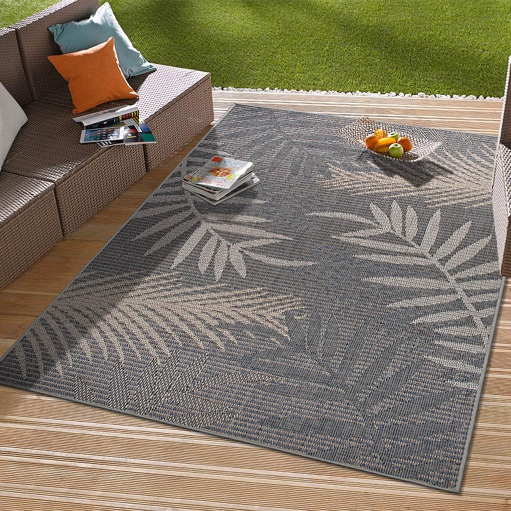 Bahama Palm Frond Indoor/Outdoor Area Rug