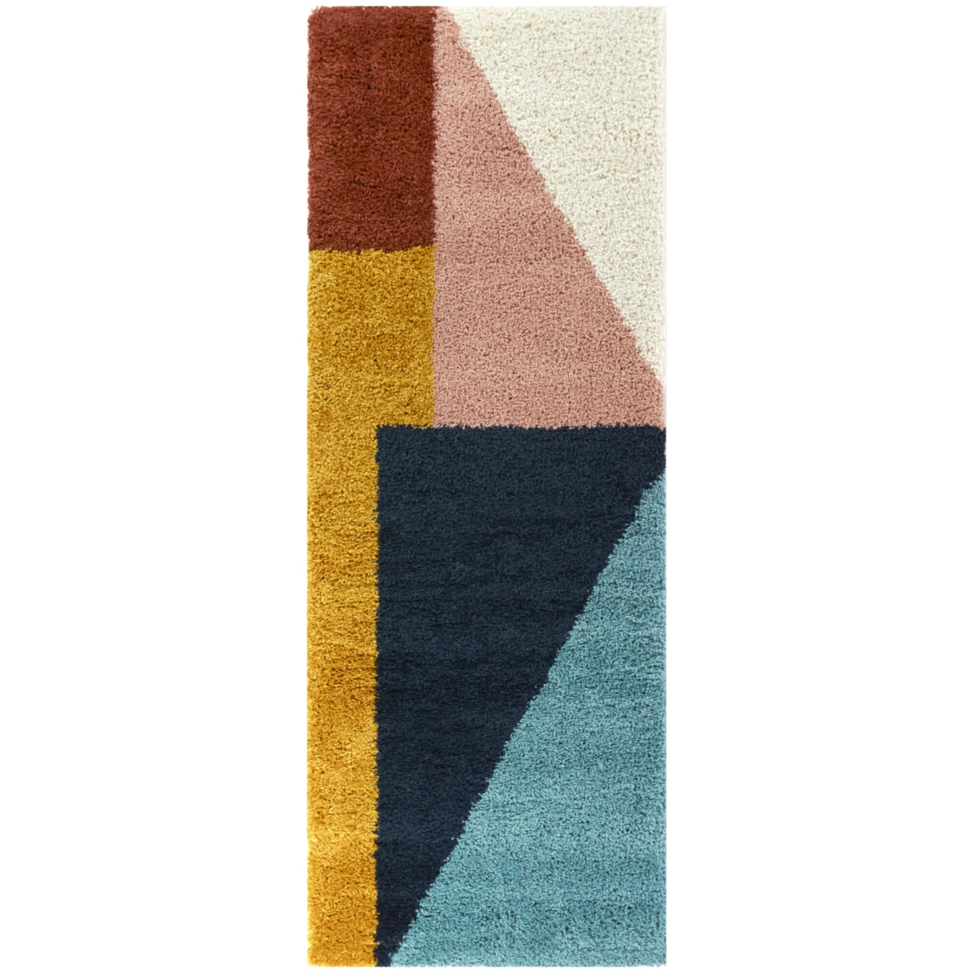 Balta Jordan Modern Color Block Shag Area Rug