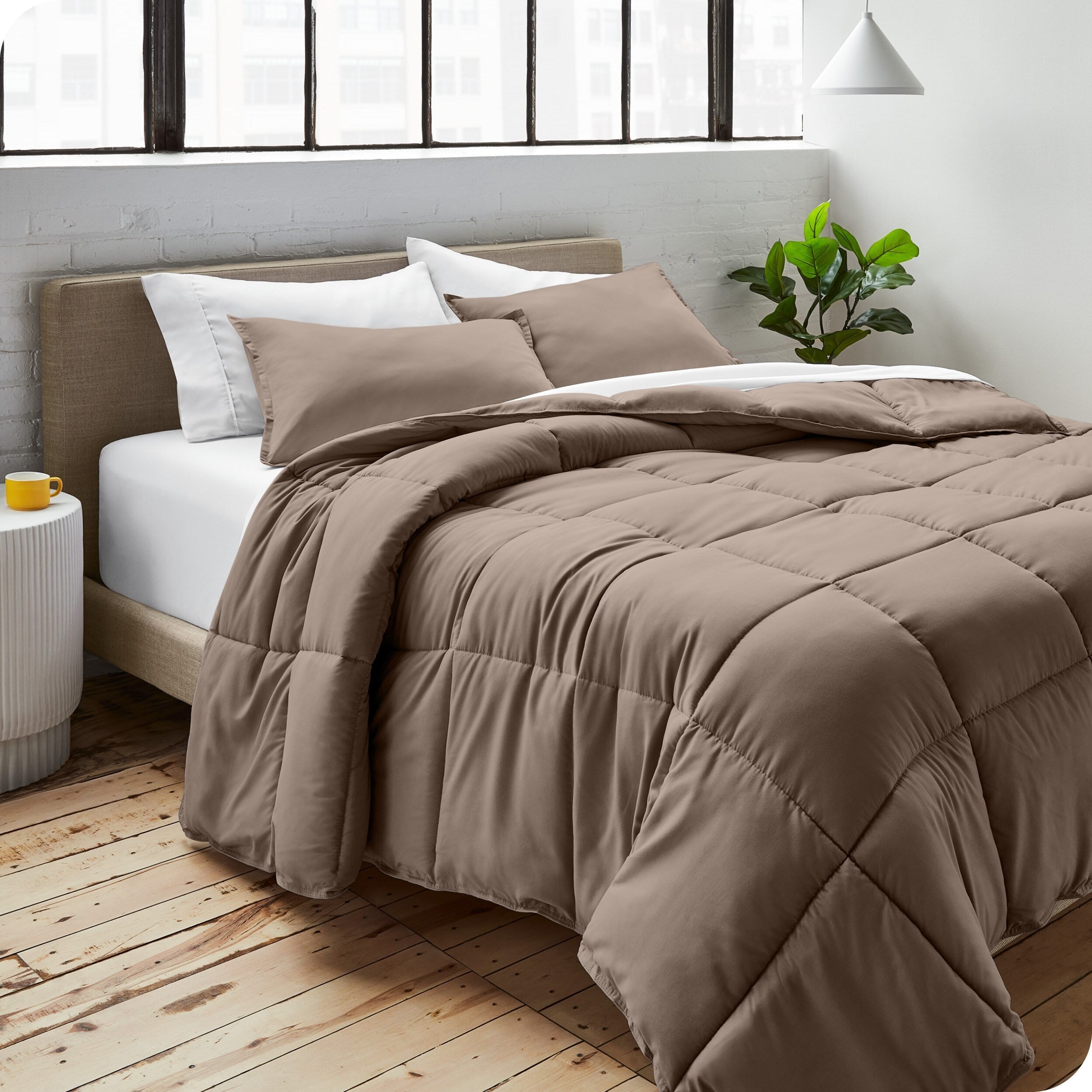 Bare Home Hypoallergenic Down Alternative Comforter Set
