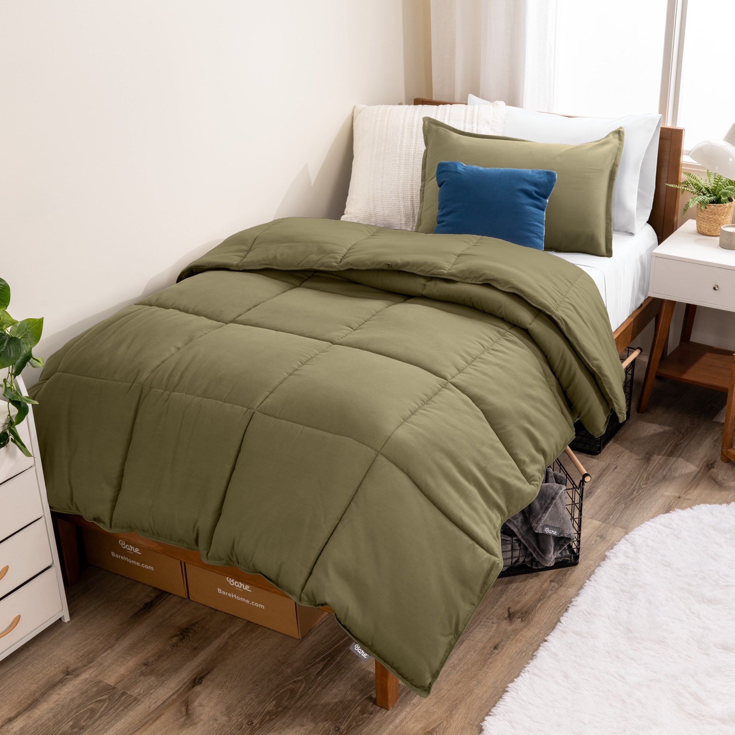 Bare Home Hypoallergenic Down Alternative Comforter Set