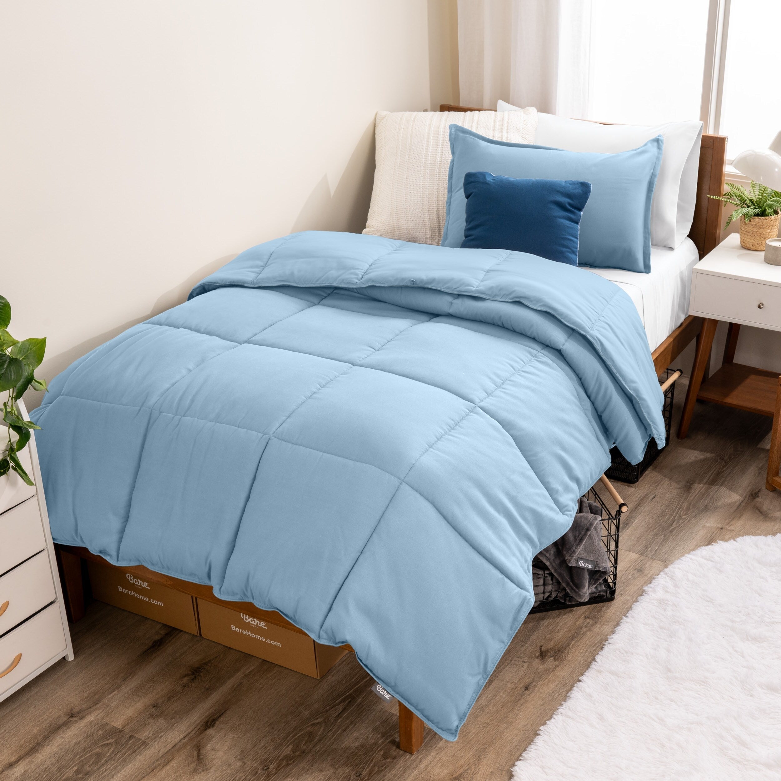 Bare Home Hypoallergenic Down Alternative Comforter Set