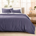 Bare Home Organic Cotton Duvet Cover Set - Smooth Sateen Weave