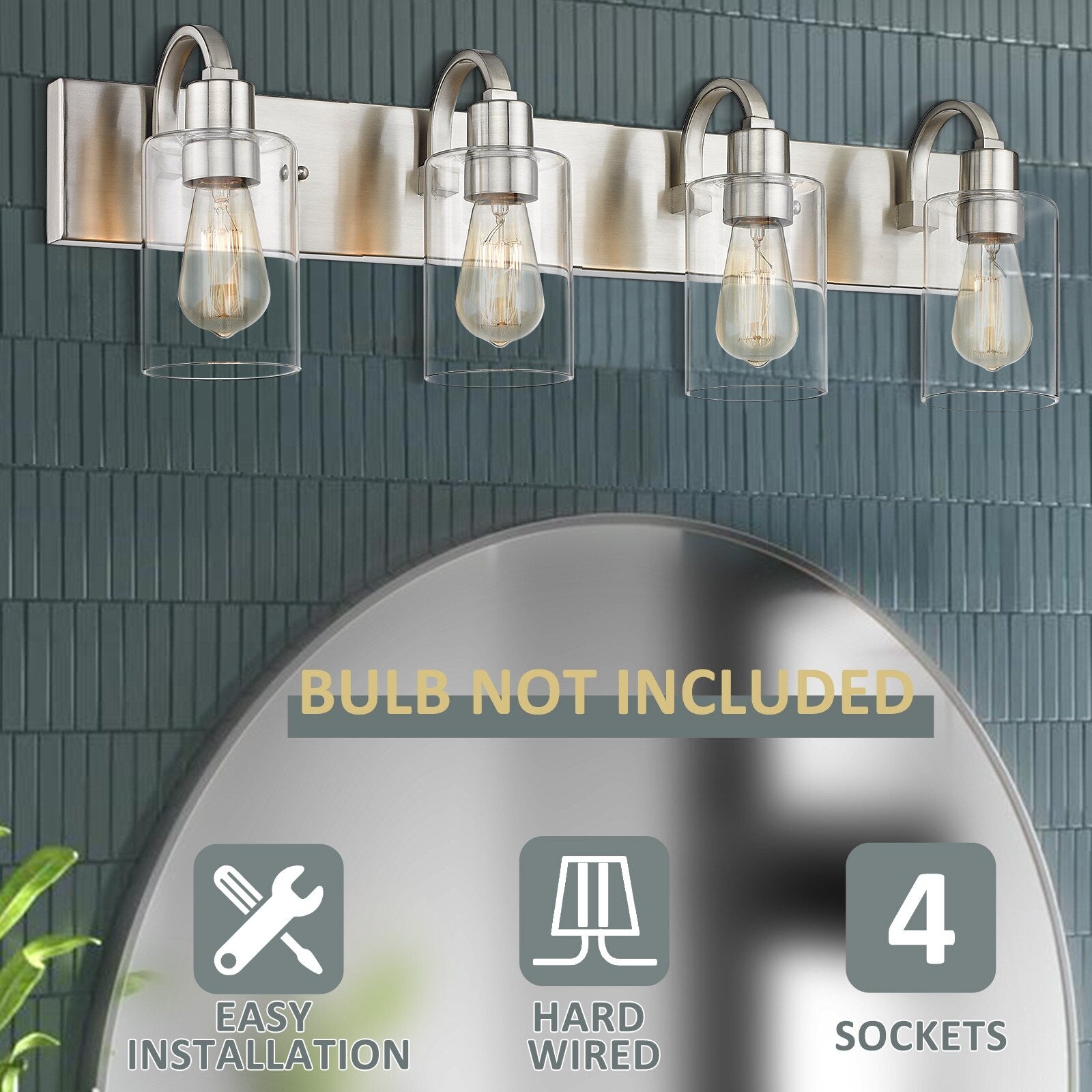 Bathroom Vanity Light Fixtures - Farmhouse Wall Light for Bathroom