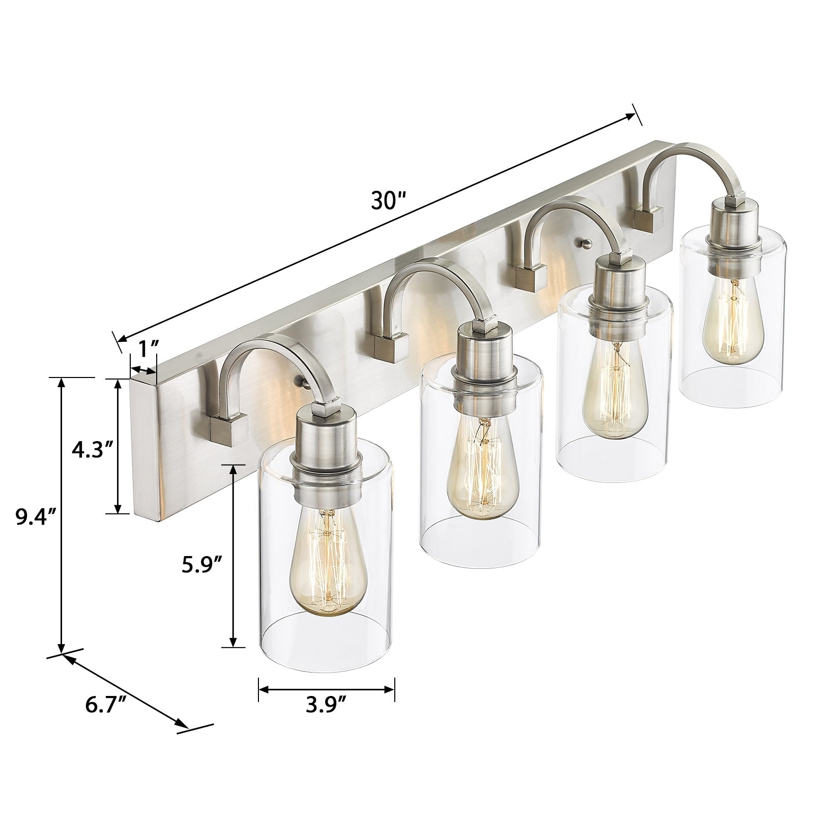 Bathroom Vanity Light Fixtures - Farmhouse Wall Light for Bathroom