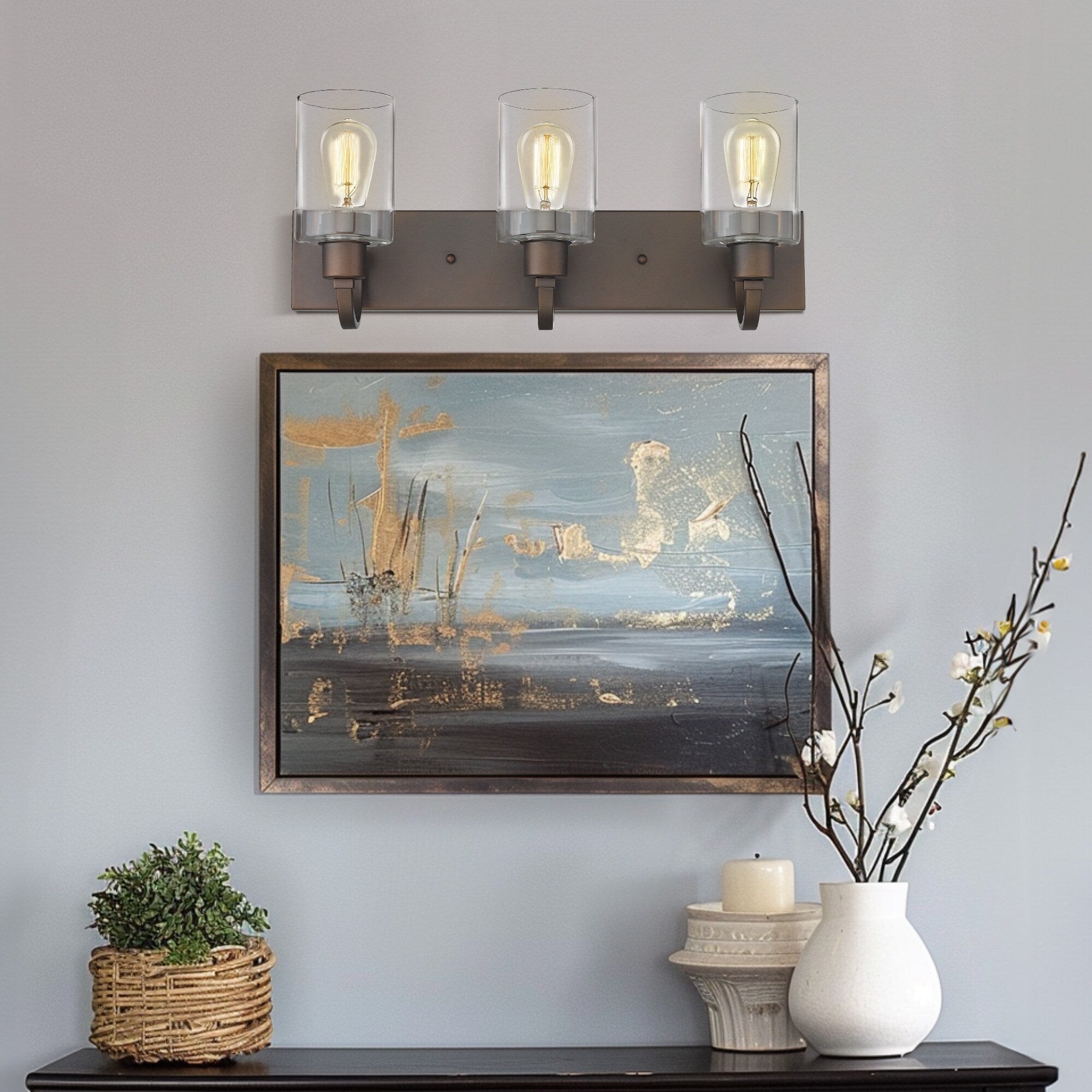 Bathroom Vanity Light Fixtures - Farmhouse Wall Light for Bathroom