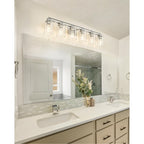 Bathroom Vanity Light,Wall Sconce Lamp Over Mirror with Clear Glass Shade