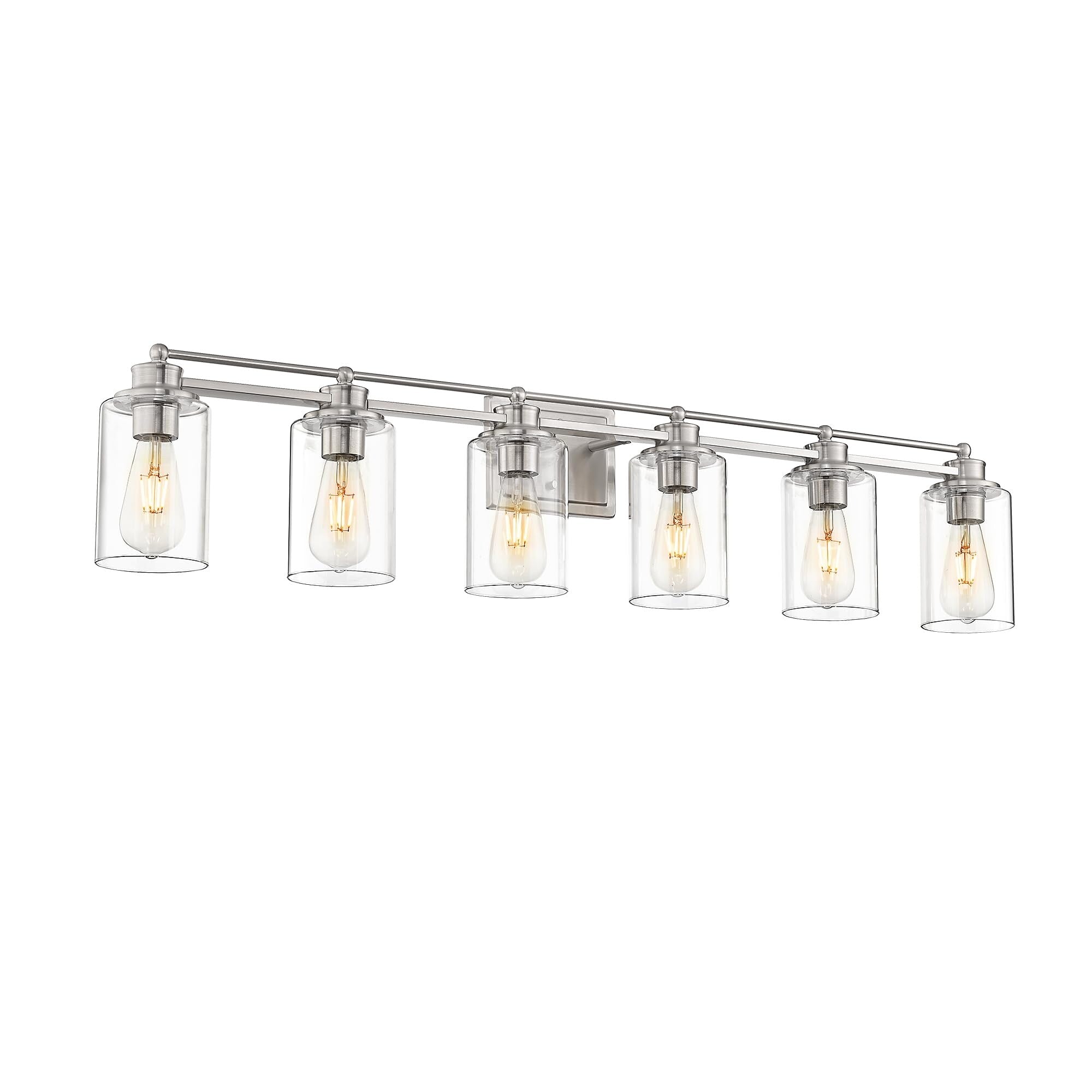 Bathroom Vanity Light,Wall Sconce Lamp Over Mirror with Clear Glass Shade