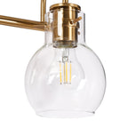 Modern 2/3/4/5-Light Bathroom Vanity Light Globe Glass Wall Sconce Minimalist Design