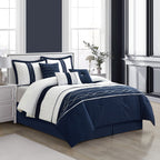 Bellerose 7 Piece Modern Geometric Comforter Set