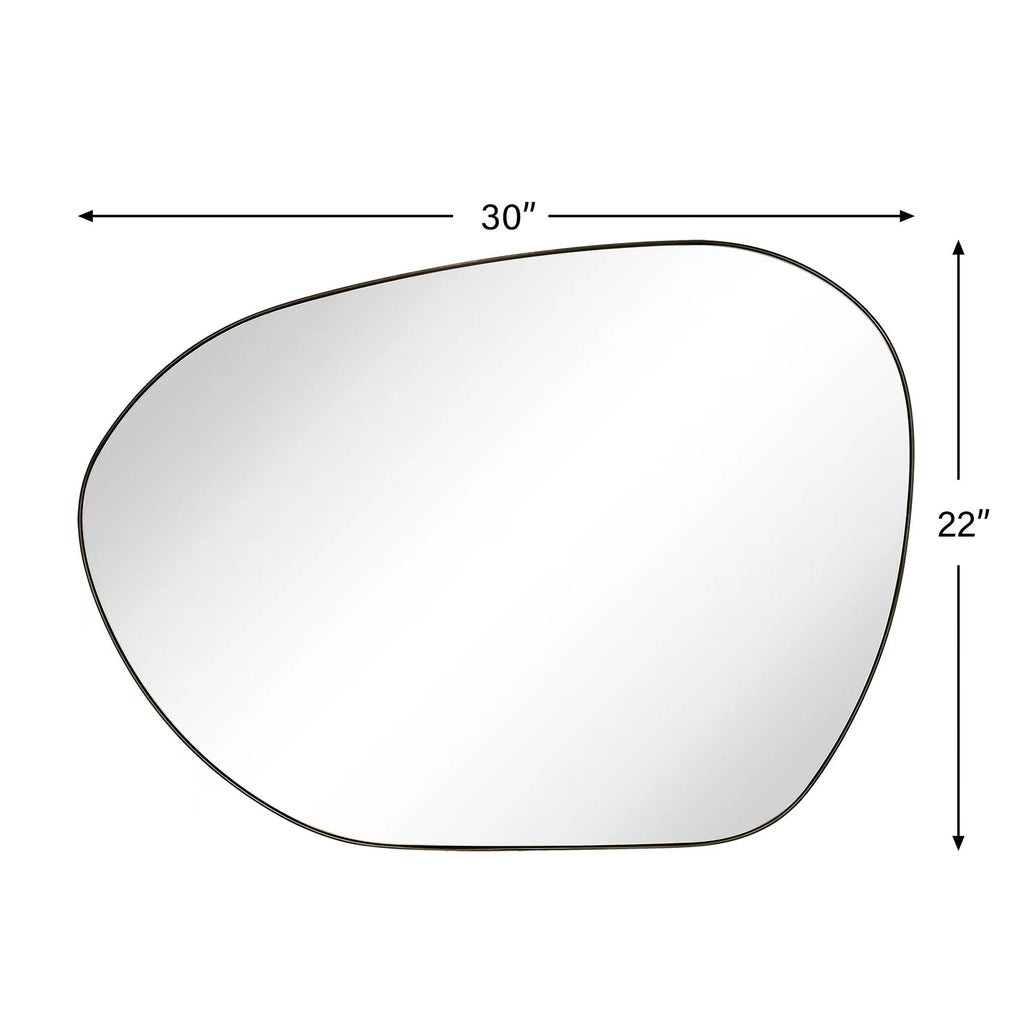 TEHOME Bertlinde wall mirror irregular shaped mirror for living room