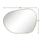 TEHOME Bertlinde wall mirror irregular shaped mirror for living room