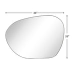 TEHOME Bertlinde wall mirror irregular shaped mirror for living room