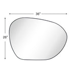 TEHOME Bertlinde wall mirror irregular shaped mirror for living room