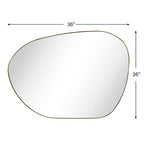 TEHOME Bertlinde wall mirror irregular shaped mirror for living room