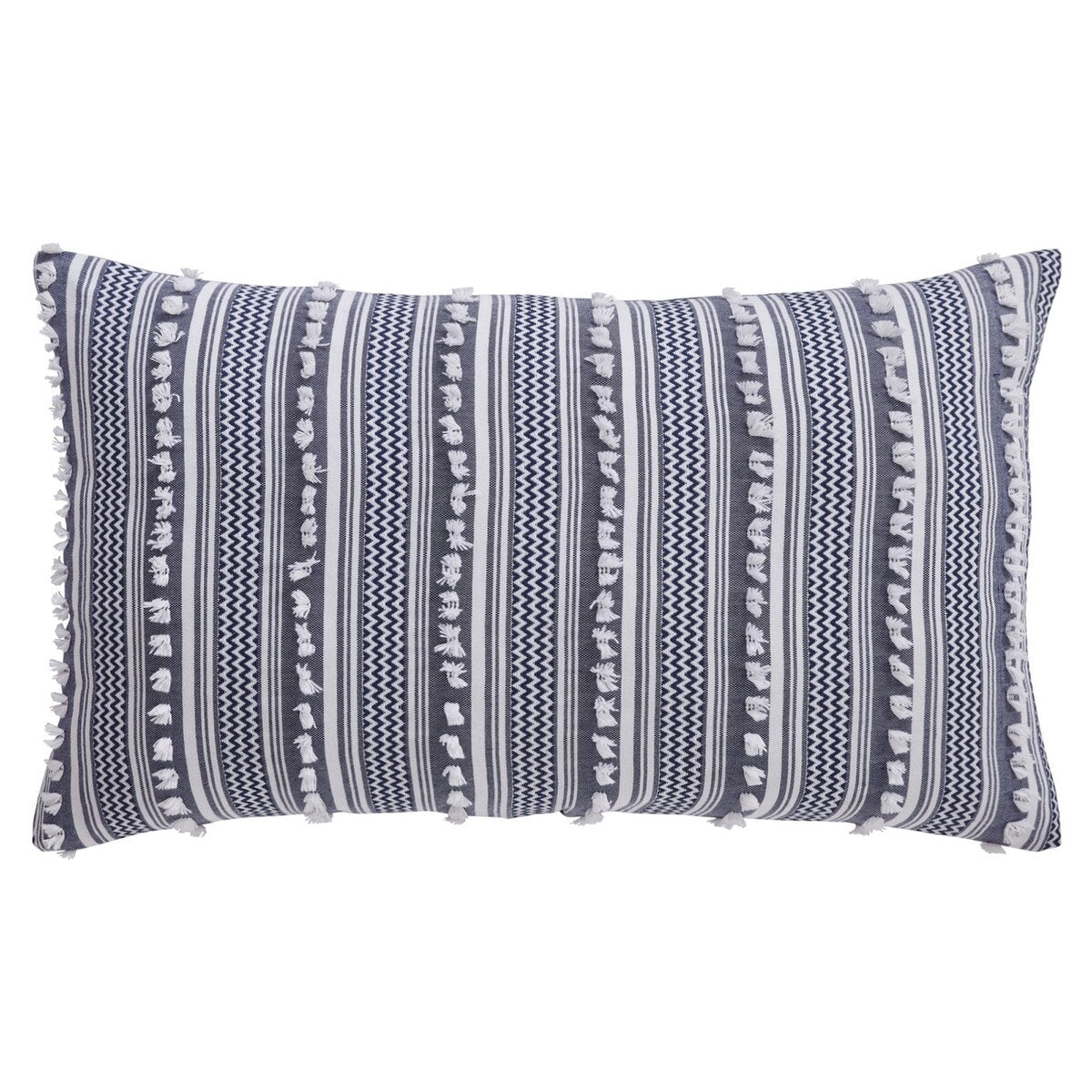 Better Trends Angelique Comforter Set 100% Cotton Tufted Soft Plush Chenille Elegant Stripes Machine Washable & Tumble Dry