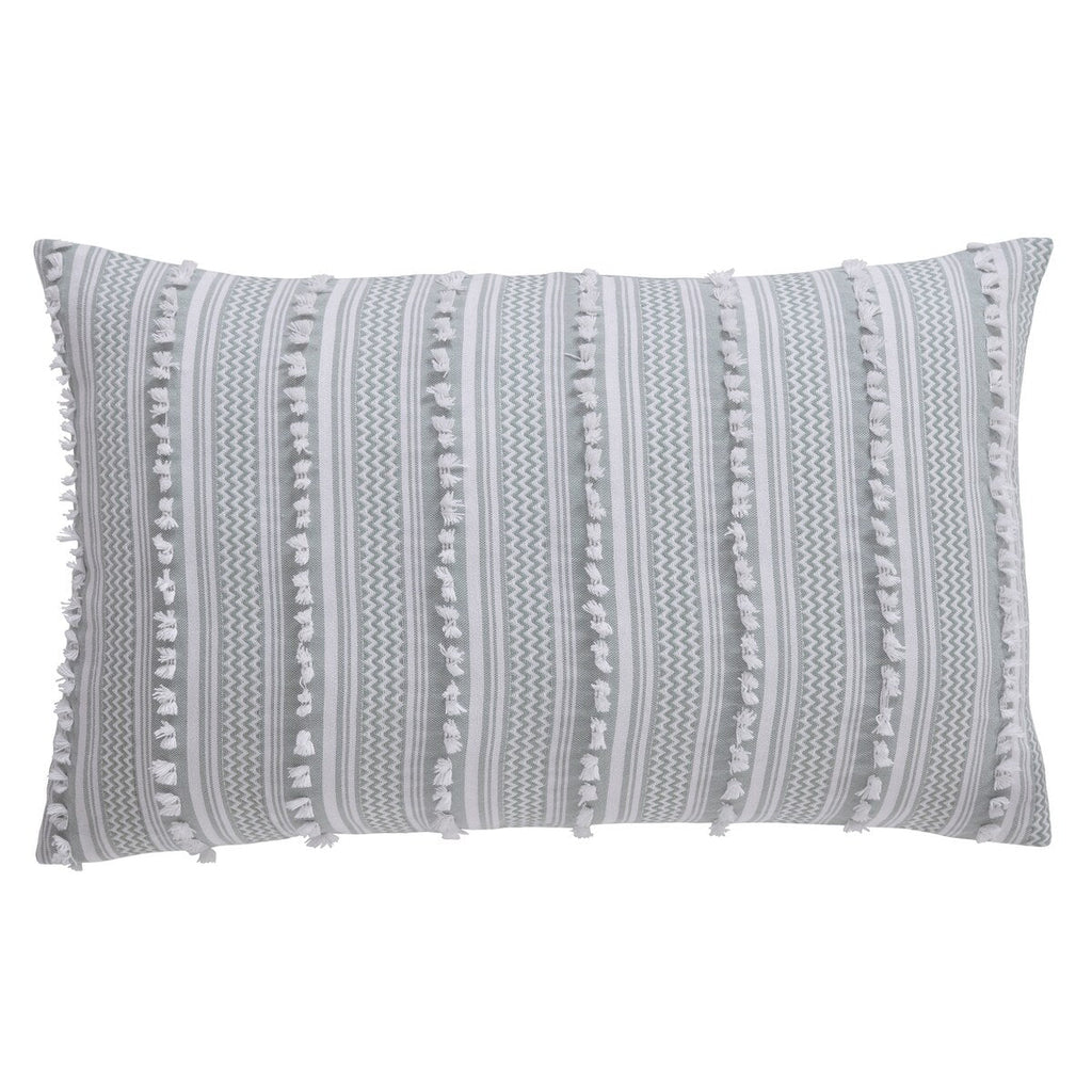 Better Trends Angelique Comforter Set 100% Cotton Tufted Soft Plush Chenille Elegant Stripes Machine Washable & Tumble Dry