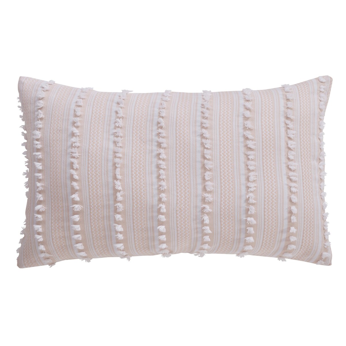 Better Trends Angelique Comforter Set 100% Cotton Tufted Soft Plush Chenille Elegant Stripes Machine Washable & Tumble Dry