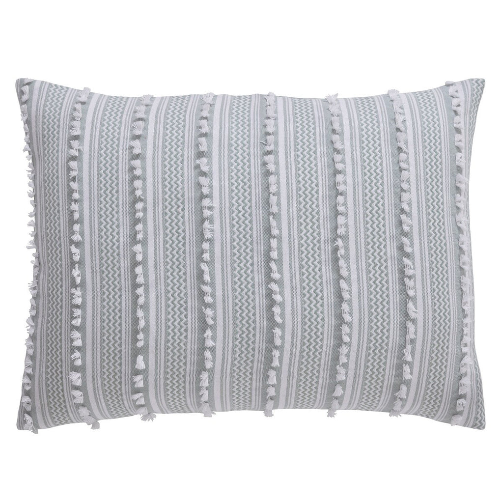 Better Trends Angelique Comforter Set 100% Cotton Tufted Soft Plush Chenille Elegant Stripes Machine Washable & Tumble Dry