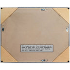 Beveled Bathroom Wall Mirror - Crackled Metallic Frame