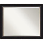 Beveled Bathroom Wall Mirror - Trio Oil Rubbed Bronze Frame - Trio Oil Rubbed Bronze