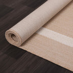 Beverly Rug Modern Bordered Indoor Outdoor Rug, Outside Carpet for Patio, Deck, Porch