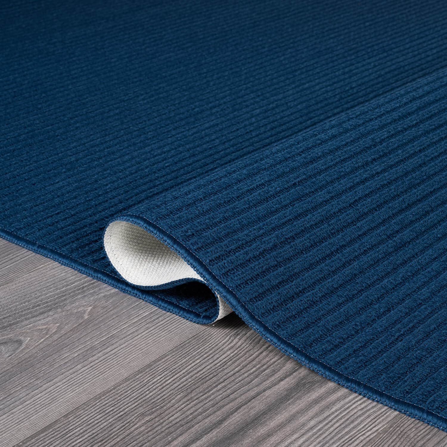 Beverly Rug Solid Color Non-Slip Rubber Back Washable Indoor Area Rug