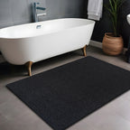 Beverly Rug Solid Color Non-Slip Rubber Back Washable Indoor Area Rug