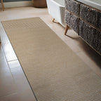 Beverly Rug Solid Color Non-Slip Rubber Back Washable Indoor Area Rug