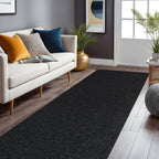Beverly Rug Solid Color Non-Slip Rubber Back Washable Indoor Area Rug