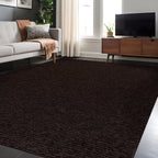 Beverly Rug Solid Color Non-Slip Rubber Back Washable Indoor Area Rug